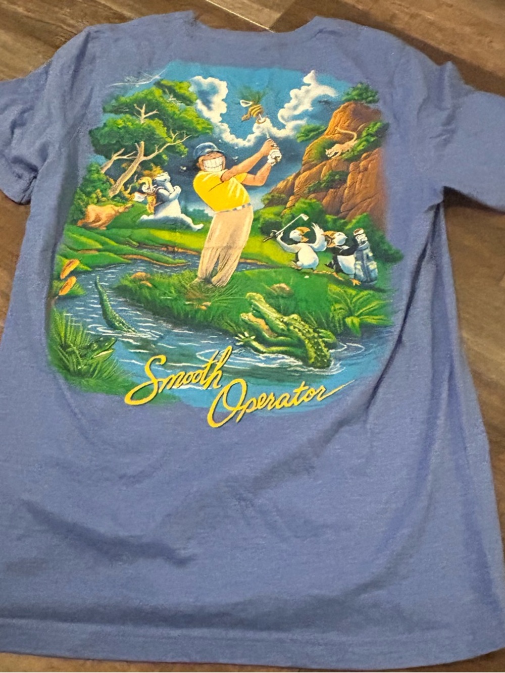 50%offw❤️ Eskimo Joes Stillwater Golf Tee smooth operator sz L EUC Sk63